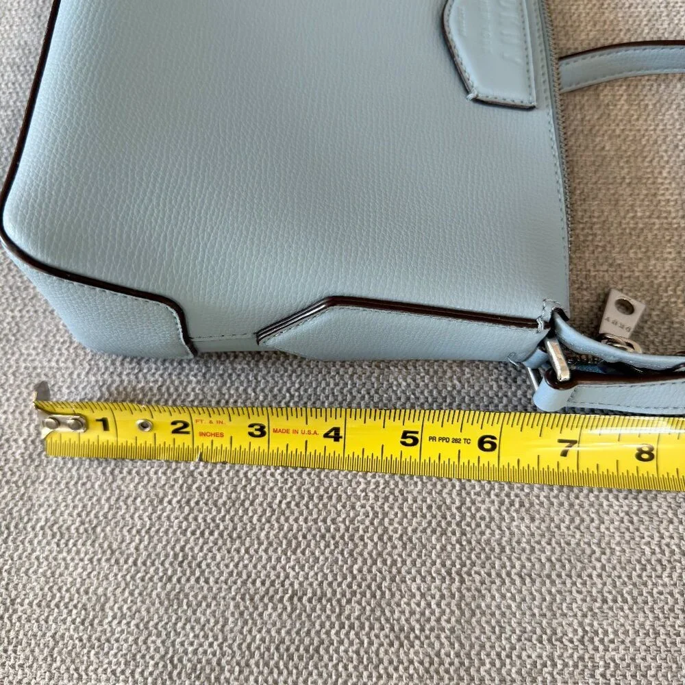 👜✨ DKNY New York Pebbled Leather Crossbody – Light Blue ✨👜 - Picture 10 of 11